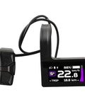 Premium Can Bus E Bike Display For Bafang M560 M600 M820 Mid Drive Motors featuring Glowing Tft Lcd Screen For Sharp Readings And Smooth Control On Any Ride You Gotta Take. black TFT LCD e-bike display with handlebar remote