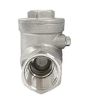 Swing check valve, Amazon AF Hydro SS316, 3/4 in NPT, metal-seat, up to 200 PSI