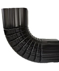 Aluminum Downspout Gutter Elbow 3x4 Inch 90 Degree Style B Black For Residential Gutters Durable Construction Fits Standard Systems