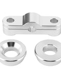 Front And Rear Shifter Bushing Kit For Honda Civic Del Sol CRX Integra With B Series Engine Aluminum Alloy Upgrade, two rings and bracket