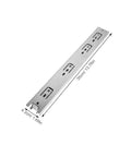 Two Pack 14 Inch Stainless Steel Drawer Slides Full Extension With Ball Bearing For Kitchen Cabinets Home And Office Desk Drawers