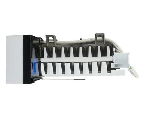Side view of Ice Maker Assembly Replacement For Refrigerators 241798231 Easy Install Replaces 5303320545 AP6332951