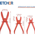 6 Piece Hose Clamp Pliers Set With Flexible Pinch Off Pliers Straight Jaw And 90 Degree Angled Pliers For Flexible Hoses