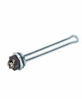 1500W 120V Water Heater Element Screw In Type Low Watt Density UL Listed No Fuss Install Fits 10 Inch Minimum Tank Diameter Hard Water Ready Replacement for RV and Home, shown unattached on a white background.