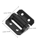 Ultra Smooth Soft Close Cabinet Door Hinge Uonlytech with Damping Zinc Alloy Metal Hinge 3 Nm Torque Thickened Large Black top view