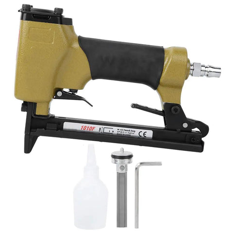 Badass Pneumatic Brad Nailer And Knockout Mini Air Stapler Nail Gun For Woodworking Interior Trim Plus Carpentry Gear Diy Tasks Killer Performance No Hassle Setup