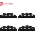 76T 48P Spur Gear Set Four Pieces With Six Body Clips For 1/10 Slash 2WD VXL Rustler Stampede Bandit XL-5 Series RC Cars Upgrade Parts
