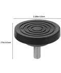 Rubber Adjustable Leveling Feet 4 Pack Screw In Furniture Glides For Treadmills And Bikes Anti Vibration Floor Pads No Wobble Stability