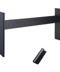 Wooden Keyboard Stand For Yamaha P143 P145 P223 P225 Digital Pianos, black finish, sturdy wood furniture, easy assembly view