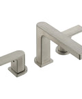 Xander Roman Tub Trim in Brushed Nickel for 3-Hole 8 to 16 Inch Installations with Temperature and Volume Control Handles Trim Kit Only ADA Compliant