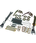 Premium Rear Drum Brake Spring Pack Repair Kit For Mitsubishi Pajero And L200 With 4D56 Or 4M40 Engine Covers V32 To V46 And K74T Models To Fix Sticky Brakes Fast, metal springs and clips set