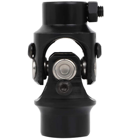 3/4-36 Spline To 3/4 Inch Round U-Joint Steering Universal Joint Coupling Black 83mm Beefed-Up Drop-In Replacement