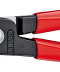 6 In 1 Electrical Installation Pliers With Dipped Red Handle, All In One Workhorse For Gripping, Cutting Cable, Stripping, Deburring, Bending, And Crimping End Sleeves Pro Grade For Electricians And DIYers with red handles and metal nose