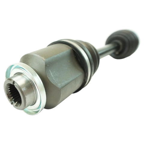 Front CV Axle Assemblies And Front Wheel Bearings Kit For 2001 Through 2006 Hyundai Santa Fe close-up view of CV axle