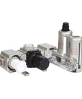 All-in-One FRL Combination Preparation Unit for Pneumatic Systems with Filter Regulator Lubricator, showcasing dual models