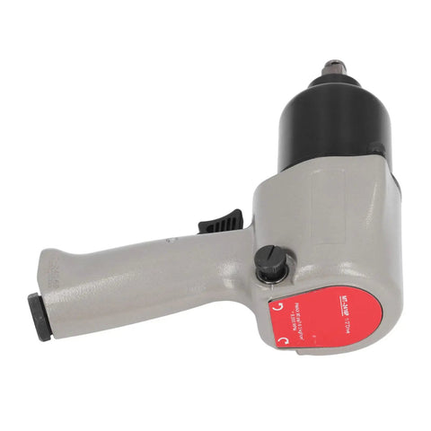 Badass Torque Pneumatic Air Impact Wrench With 1/4 Inch Drive Heavy Duty Aluminum Build For Up To 410 Nm showing grip and anvil.