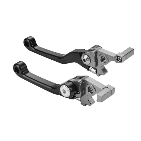 Foldable CNC Pivot Electric Dirt Bike Brake Clutch Lever For Tuttio Tutti Soleil 01 Ebike, Adjustable Reach For Maximum Comfort, Ergonomic Grip, Easy Install, Durable Black Finish, Smooth Shifting, Responsive Braking