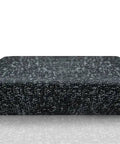 Infinity Sponge Odor Resistant And Heat Resistant Silver Fiber Kitchen Cleaning Tool shown flat on reflective surface