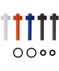 18 To 22 Tooth Speedometer Driven Gear Kit For Muncie GM T10 GM Super T10 Saginaw 3 And 4 Speed GM T5 Powerglide 200 And 350 Transmissions Dialed In For Accurate Gear Ratios And Smooth Shifts In Classic Cars showing colorful gears and O-rings