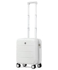 16 Inch Underseat Carry On Luggage With Spinner Wheels Hard Shell Suitcase For Airline Approved TSA Travel Gear Lightweight 29L