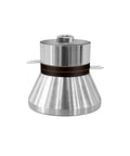 Top Shelf 40KHz 60W Ultrasonic Transducer Rock Solid Generator For Industrial Cleaners Piezoelectric Module shown from the side.