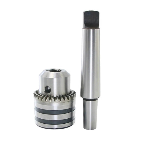 Premium Steel Tool Holder Collet Chuck Set MT1 MT2 MT3 MT4 with polished finish and 0.6 to 20mm range for drills.