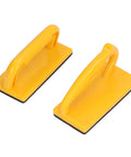 Two Pack Ergonomic Woodworking Push Blocks with Angled Handles and Non Slip Pads for Table Saw Jointer Router Table Shaper and Band Saw