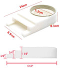 Bee Hive Entrance Feeder Kit With Lids, Two Pack with dimensions for canning feeders, easy install with extended tray