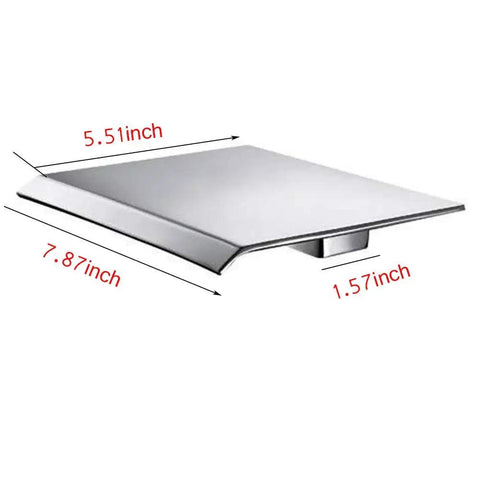 Brushed Nickel Tub Faucet With Wall Mount Filler Spout No Fuss High Flow Tub Cascade shown with dimensions of the spout