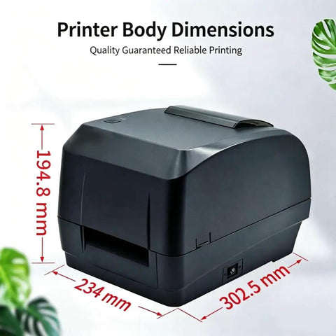 Heavy Duty Thermal Transfer Ribbon Printer With 104 Mm Wide Format Plug And Play Usb Port dimensions 302.5mm x 234mm x 194.8mm