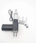 Built Tough 110V Linear Actuator 1320 Lbs 6000N With 2 Inch Stroke, Fast 0.16 Inches Per Second Motion, mounting bracket visible