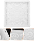 Heavy Duty Reusable Concrete Molds For Walkways And Patios Large Plastic Square Paver Molds For DIY Cement Stamps And Flagstone Forms Create Garden Paths And Patio Stones 15.7 X 15.7 X 1.4 Inches