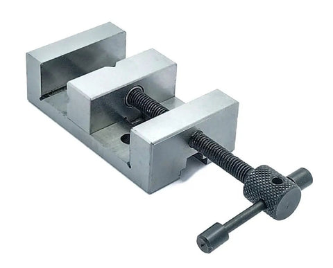 Game Changing Mini Vertical Slide And Tool Post Kit Featuring Dead Nuts Accurate 2 Inch Steel Vice, metal with adjustable screw.
