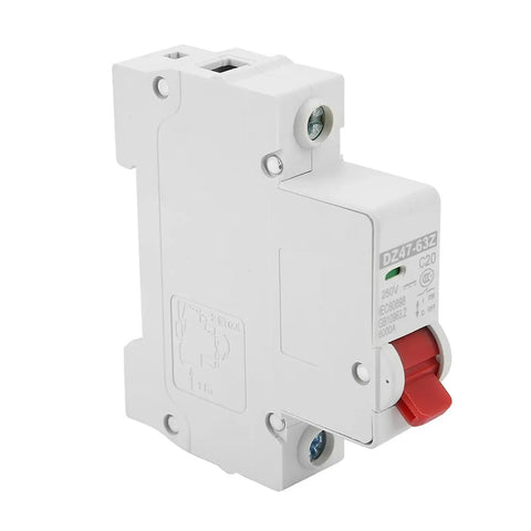 20A DC Miniature Circuit Breaker With Leakage Protection Air Switch Easy Plug And Play Single Pole Unit For DC Systems