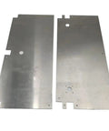 Built Tough Aluminum Base Plate And Z Axis Mount Kit For V Core Four 3D Printer, 3mm alloy slab, side view of plates.