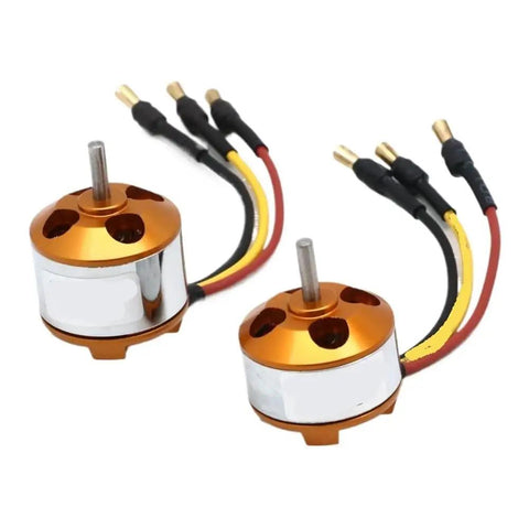 Brushless Drone Motor With 30A ESC Speed Controller For RC FPV Drones A2212 A2208 KV Range, aluminum casing and wires
