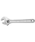 12 Inch Adjustable Wrench With Laser Etched SAE And Metric Scales, Large Knurl For Quick, Smooth Jaw Adjustment, Chrome Finish Carded AC212VS For Home, Garage And Everyday DIY Projects