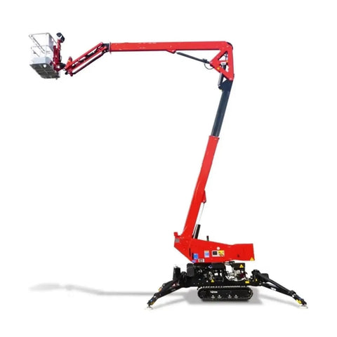 Heavy Duty Hydraulic Aerial Work Platform And Towable Cherry Picker Boom Lift Built Solid For Easy Rolling And Reliable Height Access With Integrated Overload Safety And Smooth Controls For Day One Job Site Readiness