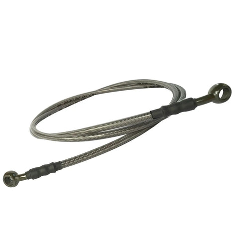 Beefy Braided Hydraulic Brake Line With 10mm Banjo Ends M10 Universal Fit For Dirt Bike ATV UTV Go Kart Scooter 80cm Long Heavy Duty Brake Hose Cable