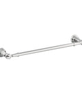 Weymouth 18 Inch Single Towel Bar Chrome Durable Corrosion Resistant Metal Mount Keeps Towels Handy And In Reach On Display
