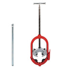 Badass Heavy Duty Pipe Cutter Kicking Out Sweet Precise Cuts On Metal Or Plastic Tubing For Tight Work Areas And Reliable Industrial Grade Performance You Can Trust 60 Thru 324MM with red metal body