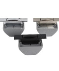Push Button Cabinet Latch Lock For Yachts And RVs Keyless Cupboard Catch For Campers And Caravans in silver, black, and chrome finish