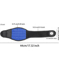Electrician Wristband Tool Holder For Screws Nails And Tiny Diy Parts With Pouches Ultra Comfortable Polyester Band Multi Function Work Strap Ideal Gift For Dad Boyfriend Husband Black, 44cm size