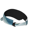 Back view of Open Top Sun Visor Hat for Outdoor Sports, showcasing adjustable strap and curved brim design for UV protection.