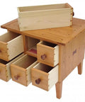 Wooden drawers crafted using Pro Grade Dovetail Template Master Kit For Woodworking Dovetail Jig Set With Router Bits Included