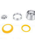 Components of 32mm Fitness Handle End Covers 5 Pack Aluminum Alloy No Slip Grip Durable Safe Fit for Weightlifting and Home Gym