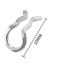 Get Your Bike Brakes Squeak-Free With This Premium 4X Brake Pad Caliper Repair Kit Featuring Heavy Duty Spring Clips And Ten Solid Steel Pins To Fix Leaking Pads And Boost Stopping Power For Any Ride. 10mm stainless steel brake pad spring clip