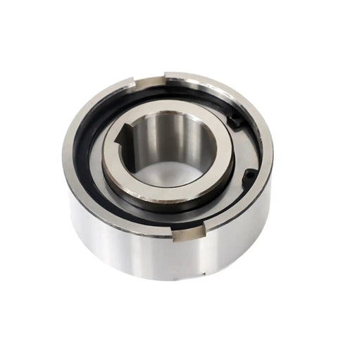 Beefed Up Heavy Duty One Way Bearing With Keyway 60X130X46 Mm NFS60 TFS60 ASNU60, close-up view on metal texture