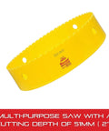 Bi Metal Deep Cut Hole Saw For Metal And Wood 210mm Diameter With 2 Inch Cutting Depth And Abrasion Resistant HSS Teeth