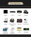 Image showing various electronic devices demonstrating wide applications of Male To Female Power Extension Cord With Rock Solid Molded Grip Housings For Routing Existing Power Cable And Getting That Long Run Ribbed Connectors Ensure A Snug Fit.
